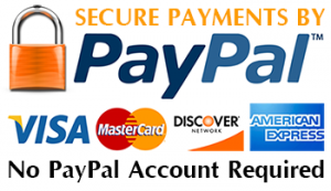 Paypal and Credit Cards accepted